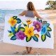 Rayon Sarong Hand Painted Flower Design Handmade In Bali
